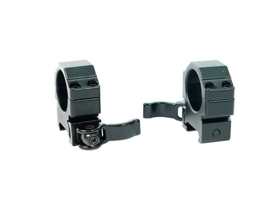 Кольца Leapers UTG Max Strength 25,4мм быстросъемные на Weaver средние с рычажным зажимом /RQ2W1154/ (1)