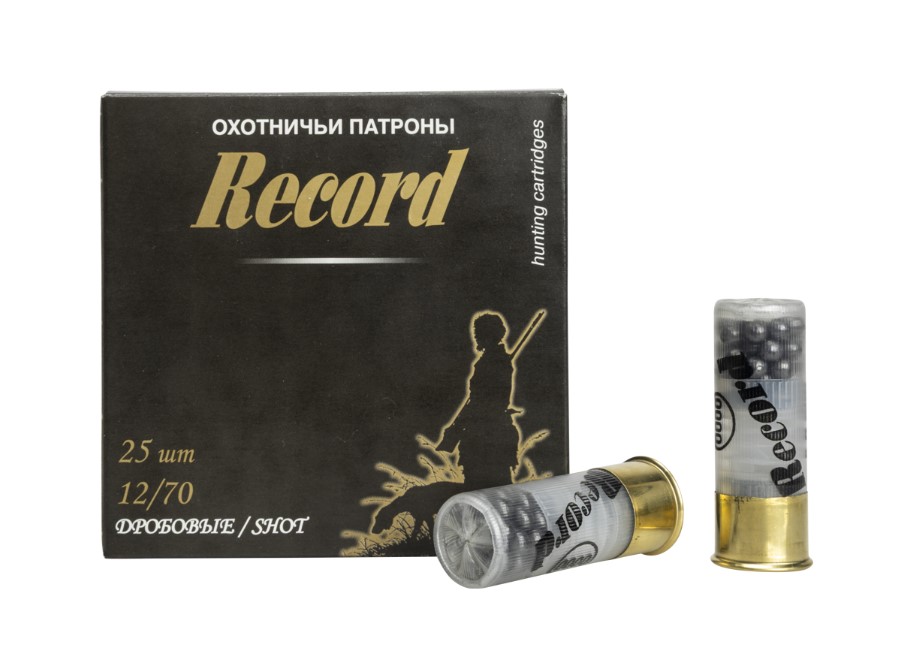 Патрон Record 12/70 №5 32гр б/к ув.осыпь NEW (25)