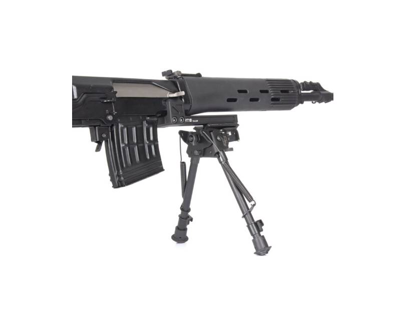 Кронштейн GTS Q115 Picatinny для СВД/Тигр 3слота М-LOK для установки сошек (3)