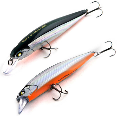 Воблер Akara Best Minnow 100SP 15 гр. (9/17 oz 3,9 in)  A23/59/125/212