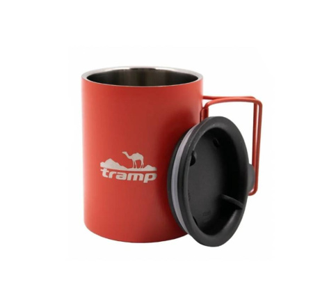 Термокружка TRAMP со скл.ручками и поилкой терракот /TRC-136.17/