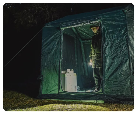 Надувная палатка ARTELV TISO – M Зелёная