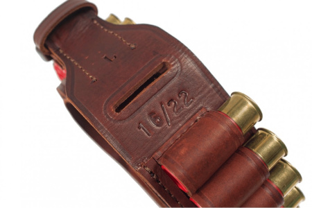 Патронташ Хольстер 25лет 16к открытый L-1150мм 22п кожа /231390000/ (1)