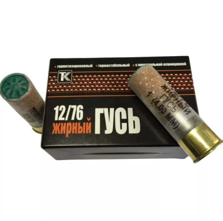 Патрон Техкрим 12/76 Жирный гусь №00 Магнум б/к 1уп/(10)