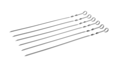 Набор шампуров Boyscoyt угловых 60cм в блистере (6шт) /61907/