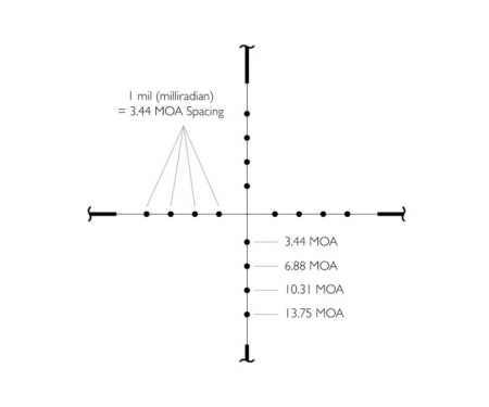 Прицел Hawke Vantage 4-12x40 AO (Mil Dot) /14141/ (3)