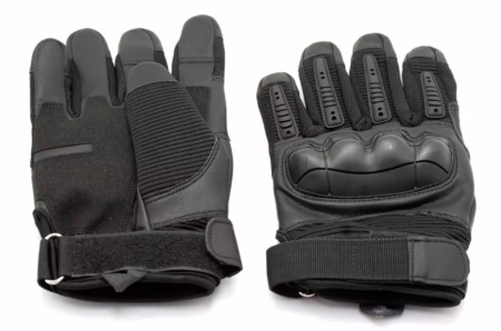 Перчатки тактические Marine прорезинненый кастет I-Touch черный р.,XL /STMJRBL/ (2)