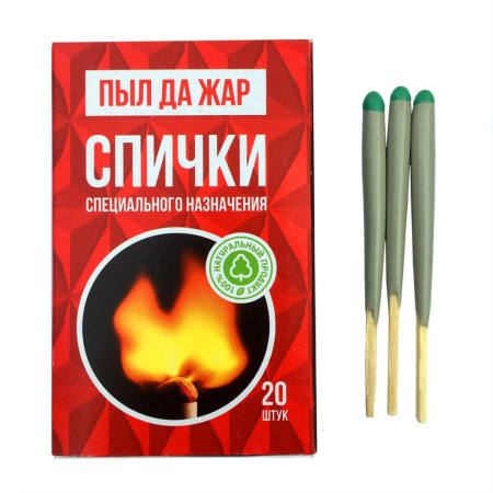 Спички Спецназ охотничьи в коробке 1уп/20шт