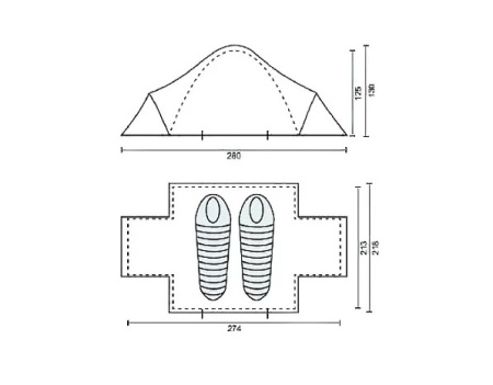 Палатка CAMPACK-TENT Hill Explorer 2