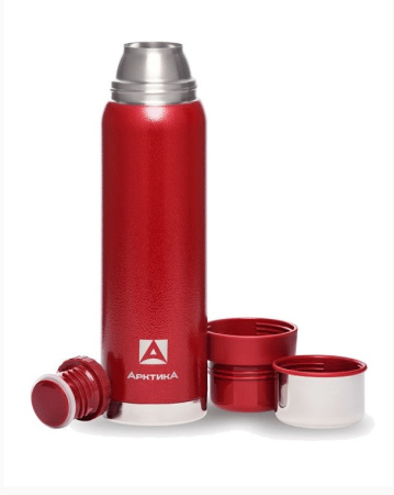 Термос Арктика с узким горлом 0,9л американский дизайн красный /106-900/