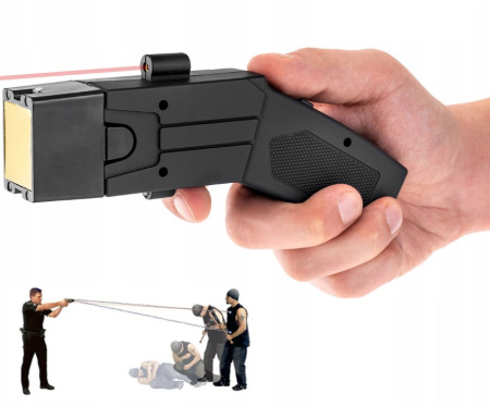 Электрошокер-фонарь отпугиватель собак Taser стреляющий (1 класс, с сиреной, ЛЦУ) (2)