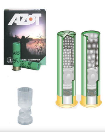 Патрон Азот 16/70 №5 28гр (10) (1)