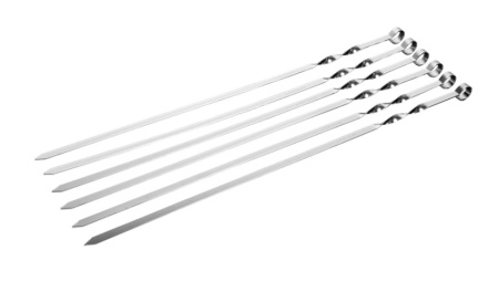 Набор шампуров Boyscout плоских 60см в чехле (6шт) /61329/