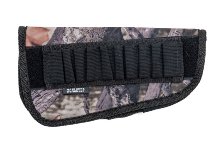 Патронташ Хольстер на приклад универсальный к.12,16,20,7.62 неопрен кмф /190831547/