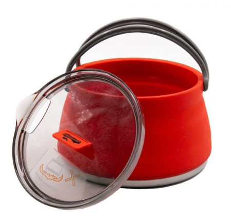 Чайник TRAMP складной силиконовый терракотовый 1л  /TRC-125/