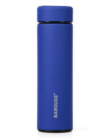 Термобутылка BAROUGE синяя, металл 450мл /ВТ-002/