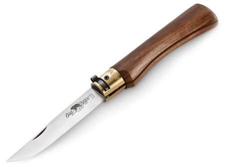 Нож складной Old Bear Classical  Walnut XL, W1.4060 сатин /9307-23LN/