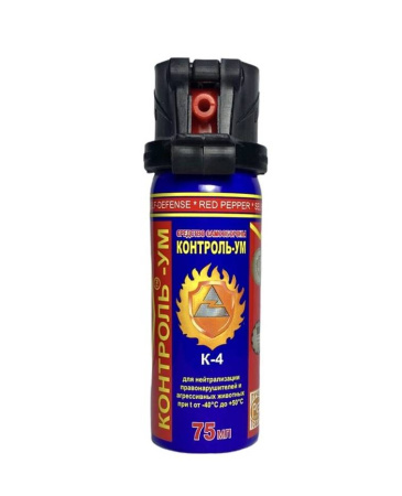 газовый баллончик Контроль-УМ струйно-аэрозольный флип-топ /75мл/