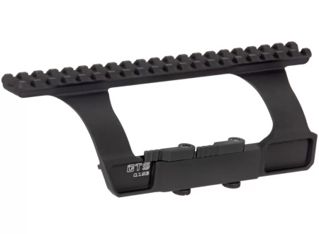 Кронштейн GTS Q123 Picatinny для СВД/Тигр стальной зуб боковой быстросъемный низкий