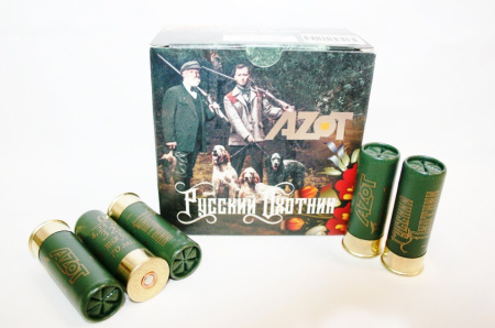 Патрон Азот 12/70 №0 32гр. Русский охотник (25)