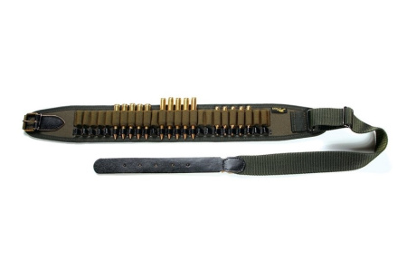 Патронташ VEKTOR открытый капроновый для нарезных патронов /П-54/