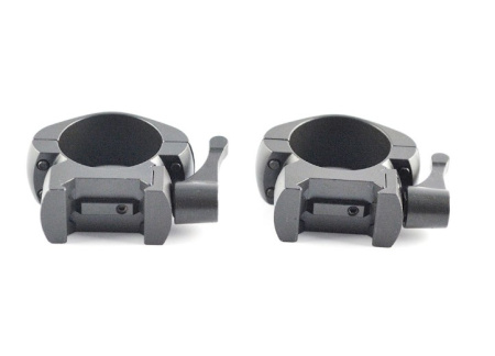 Кольца Nikko Stirling Diamond QR быстросъемные на weaver 25,4 низкие /NSMQR1WL/