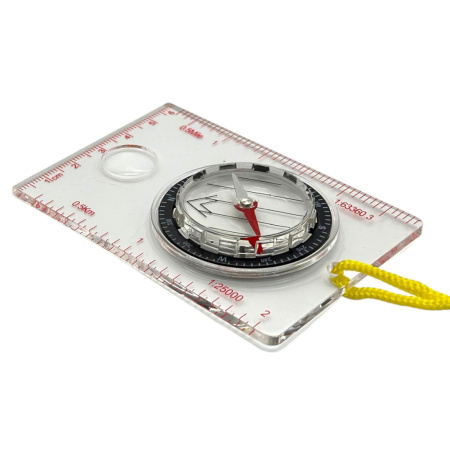 Компас жидкостной планшетный с линейкой Военпро