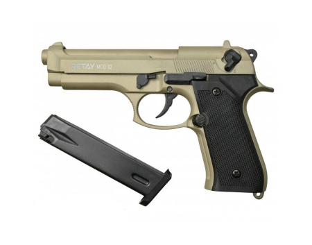 Макет охолощенный пистолета MOD92 (Beretta 92) сатин к.9мм РАК (1)