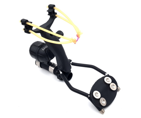 Рогатка Centrshot с комплектом для боуфишинга черная