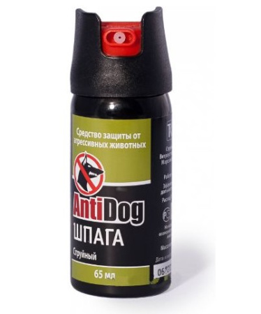 газовый баллончик Аntidog Шпага /65мл/