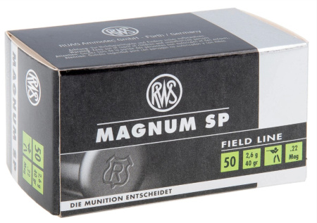 Патрон .22WM DN 2.6 SP Magnum /1шт.