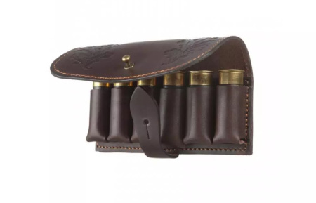 Подсумок VECTOR из натуральной кожи на 6 патронов 12к/П-48/