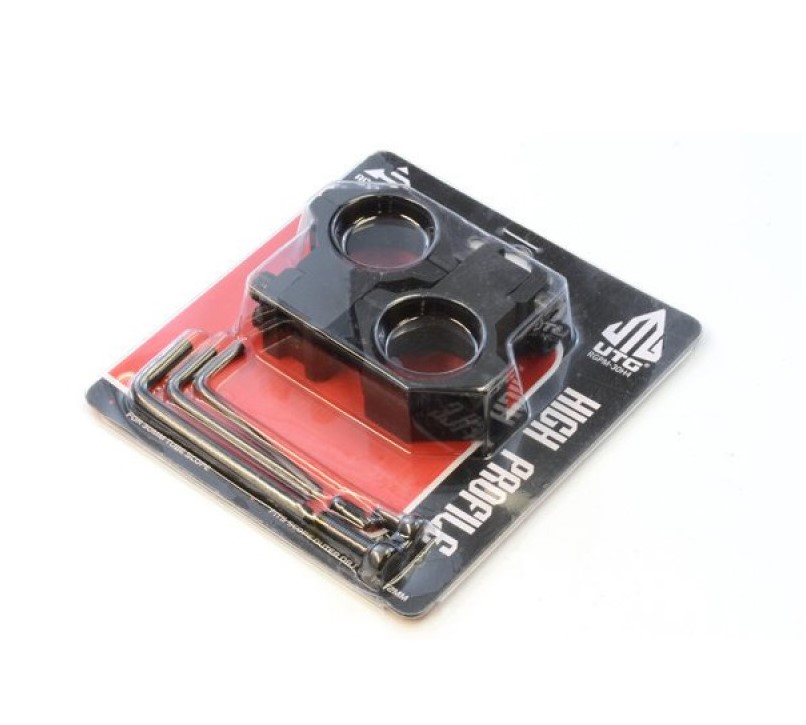 Кольца Leapers UTG Accushot 30мм на призму 10-12мм,высокие /RGPM-30Н4/