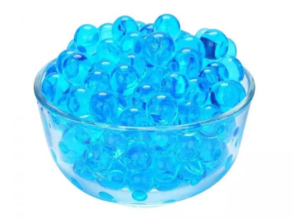 Шарик гелевый 7-8мм синий (1000)/1уп
