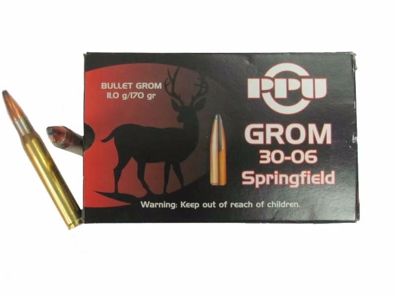 Патрон 30-06 PPU GROM 11.0/1шт (20)