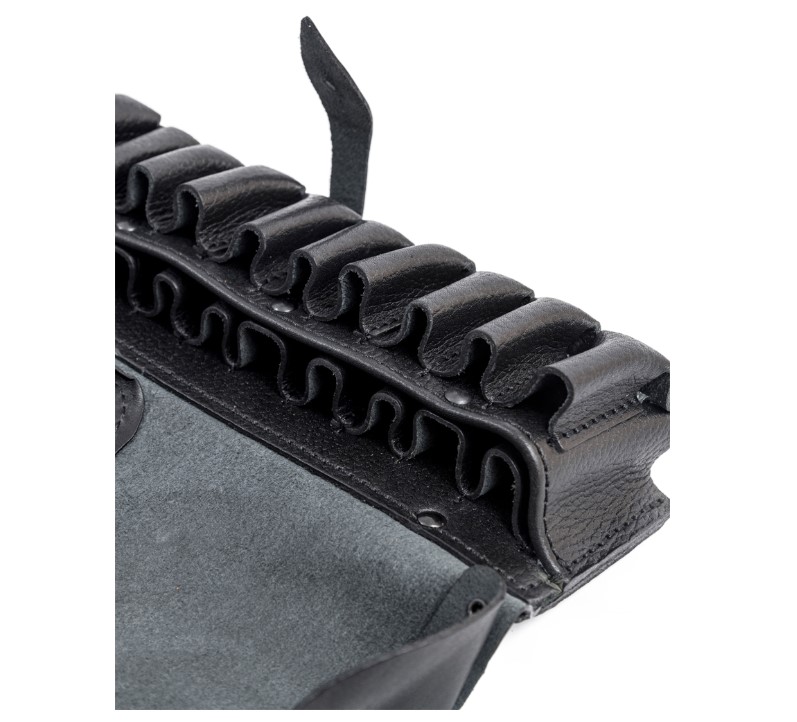 Патронташ Хольстер 24*12 двухрядный кожа черный/190010033/ Патронташ Хольстер 24*12 двухрядный кожа черный/190010033/