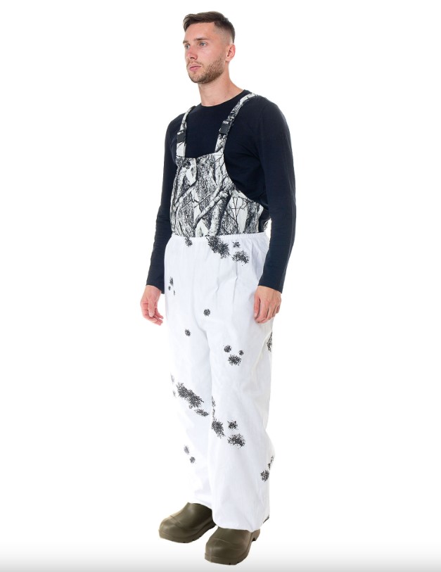 Костюм маскировочный Метель зимний Клякса с молнией бязь