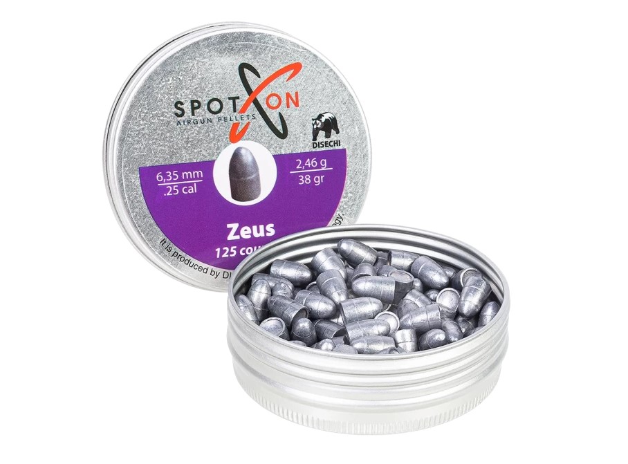 Пуля пневм. Spoton Zeus 6,35мм 2.46гр (125)/1уп.