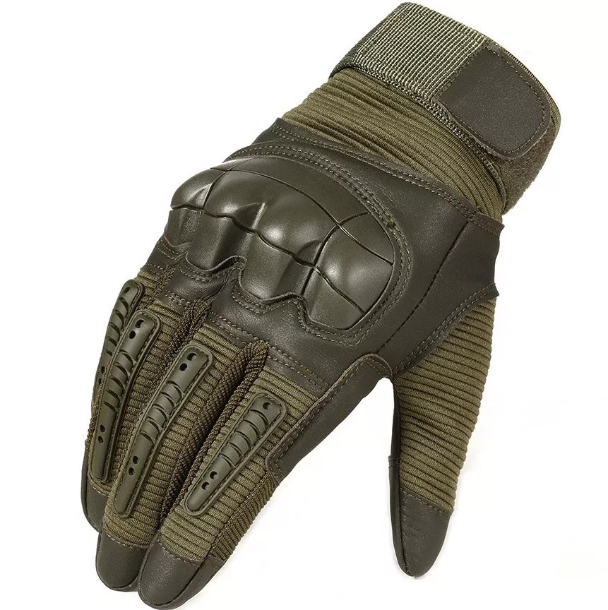 Перчатки тактические Marine прорезинненый кастет I-Touch хаки р.L,M,XL /STMJRKH/