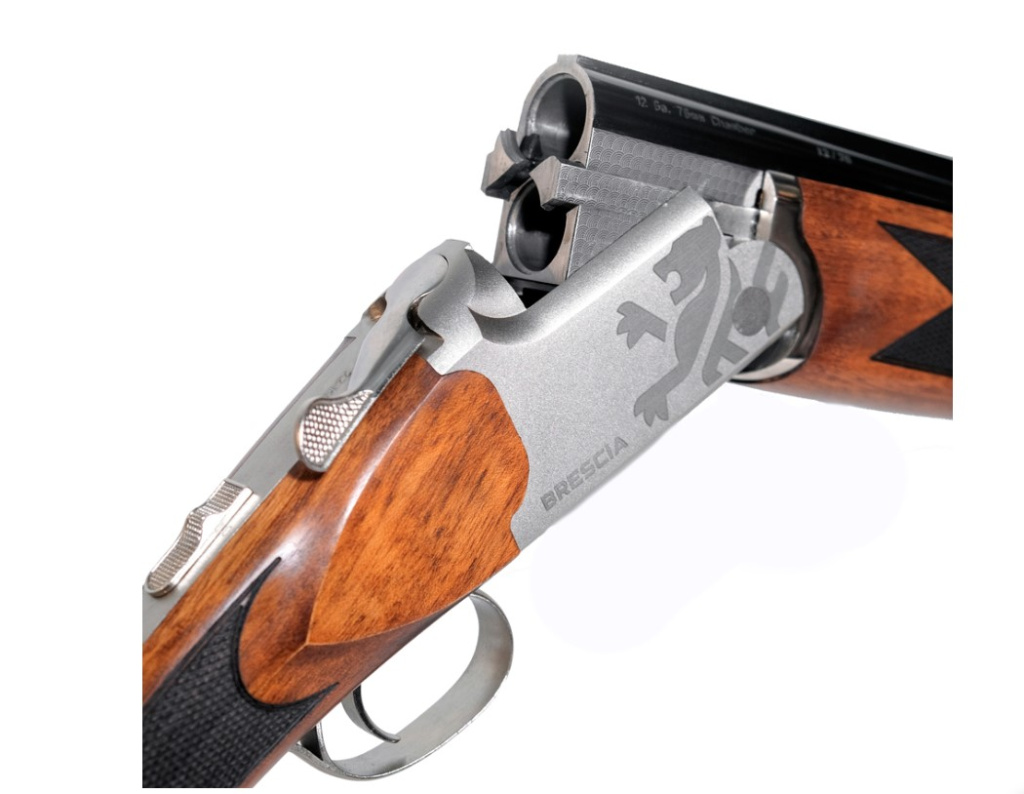 Охот. ружье Kral Brescia Coraggio кал.12/76 орех 5 д/н L=710  белая, алюм. с/к, эжектор