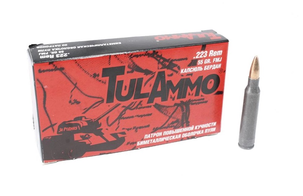 Патрон 223Rem ОБ 55/3,56 сталь (ТПЗ) (20)/1шт