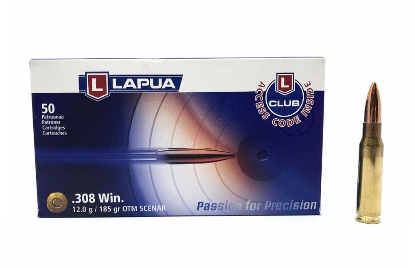 Патрон .308Win Lapua 185/12.0гр. Scenar /1шт