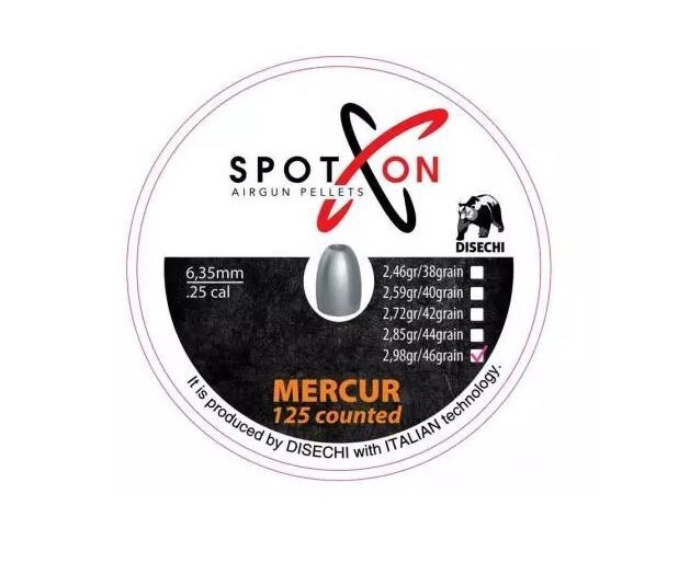 Пуля пневм. Spoton Mercur46 6,35мм 2.98гр (125)/1уп.