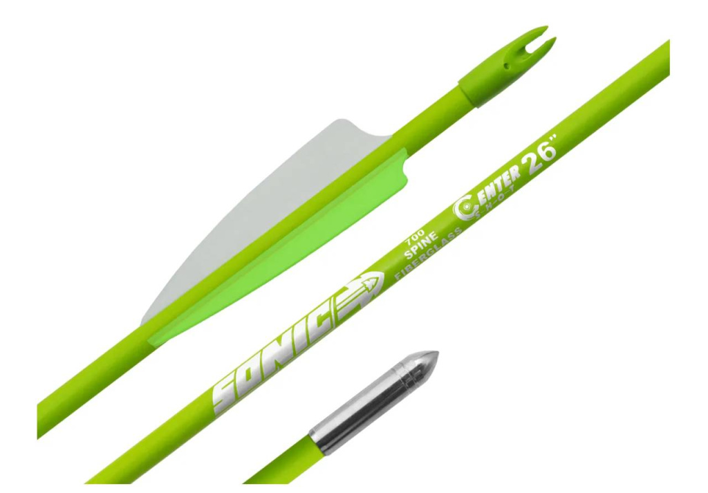Стрела лучная фибергасовая Centrshot Sonic 26