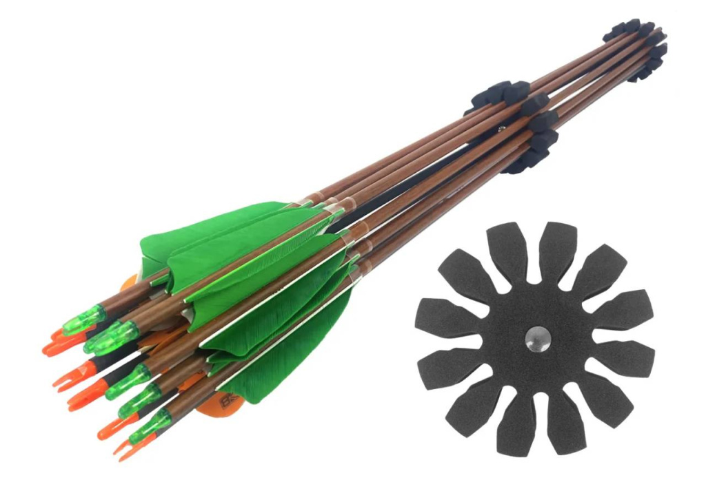 Тубус для стрел Centrshot плс. с держателем зел. /ARTB-001GR/