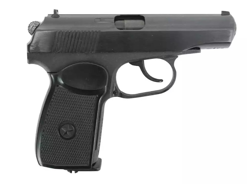 Пневматический пистолет МР-654К с ориг. рук. черная /84372/