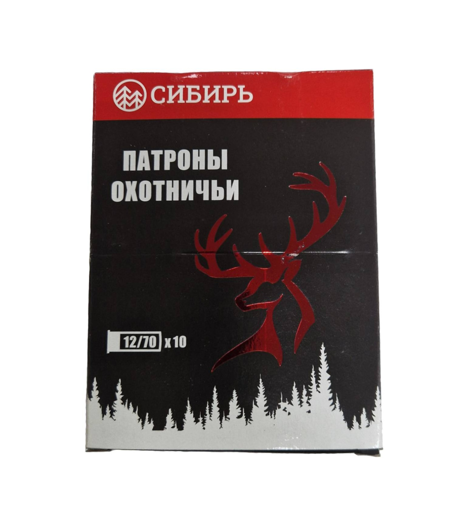 Патрон Новосибирск Сибирь 12/70 картечь 7,15 32гр (10)