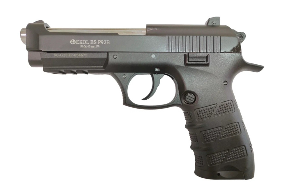 Пневматический пистолет EKOL ES P92 В Black 4,5к металл