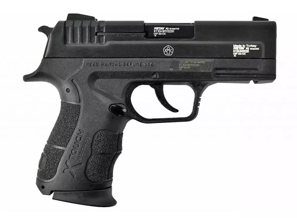 Макет охолощенный пистолета X1 черный к.9мм РАК