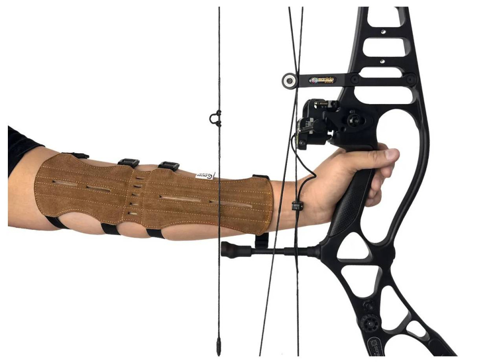 Крага охотничья 33 см замша /CSK-33HBS/